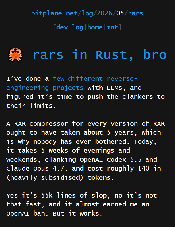 Screenshot of the Bitplane website with no horizontal bar, because the overflow is fixed.